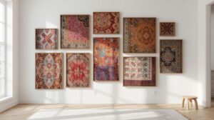 Fabric handmade wall decoration panel